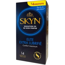  Тънки нелатексови презервативи с ектсра лубрикант Skyn Elite Extra Lube 